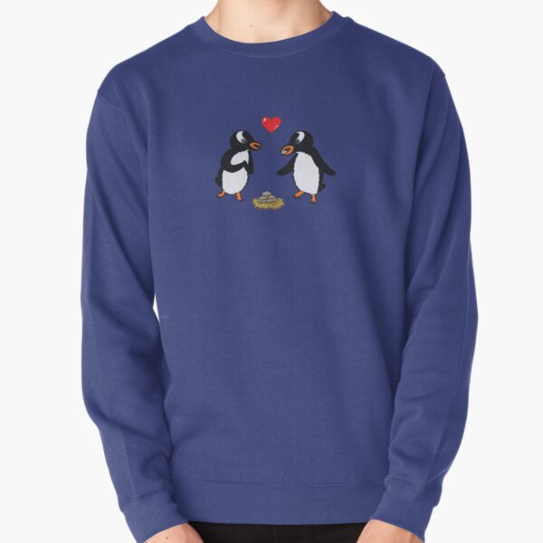 Chibi Penguin Love Pullover Sweatshirt