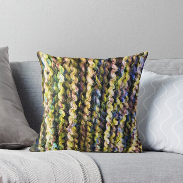 Item preview, Yellow Textured yarn art designed and sold by Tranquilarrow.