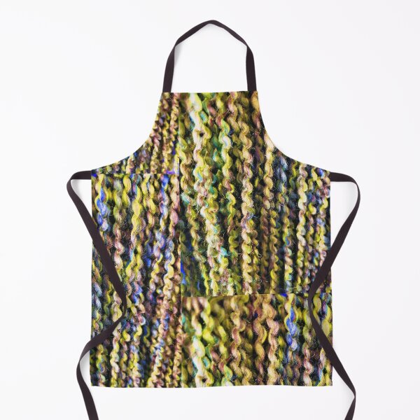Item preview, Yellow Textured yarn art designed and sold by Tranquilarrow.