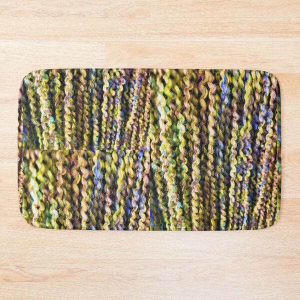 Item preview, Yellow Textured yarn art designed and sold by Tranquilarrow.