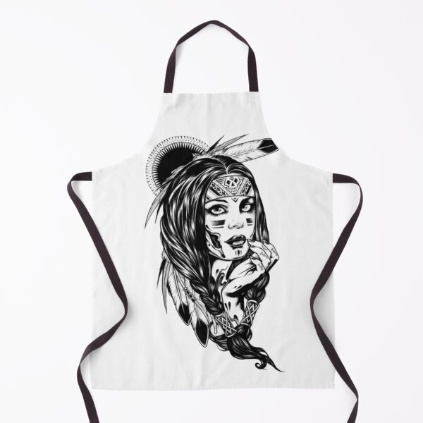Item preview, Wild girl woman tattoos designed and sold by Home-of-art.