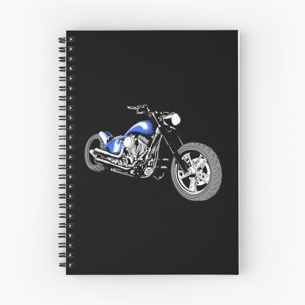 Item preview, HD Softail Motorcycle, Blue and White designed and sold by YourIllusion.