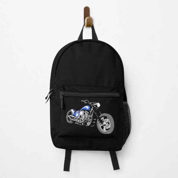 Item preview, HD Softail Motorcycle, Blue and White designed and sold by YourIllusion.