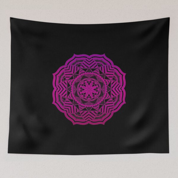 Item preview, Gradient purple and green mandala designed and sold by metin1331.