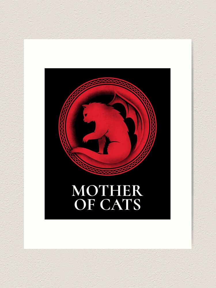 Alternate view of Mother Of Cats! Art Print