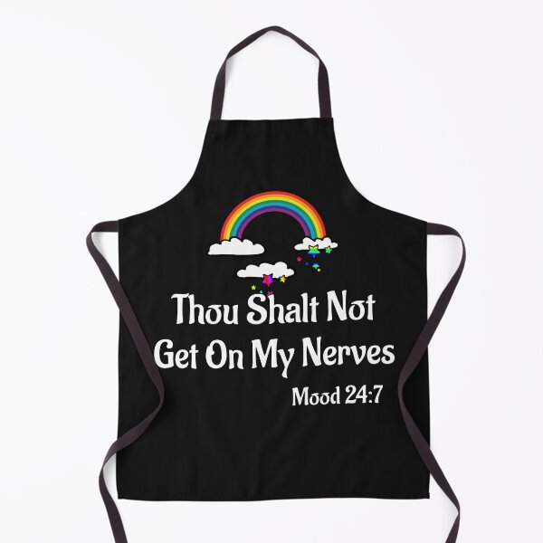 Item preview, Thou Shalt Not Get On My Nerves Mood 24:7 Rainbow designed and sold by Angela Mello.
