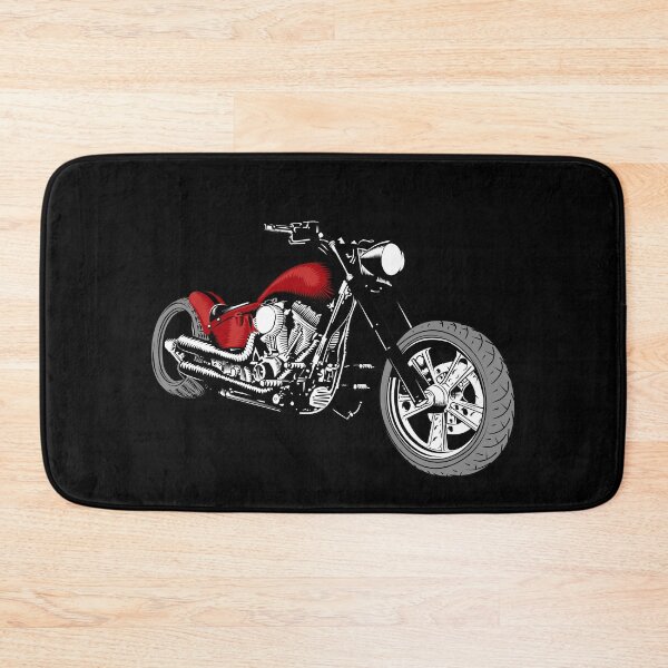 Item preview, HD Softail Motorcycle, Deep Red designed and sold by YourIllusion.