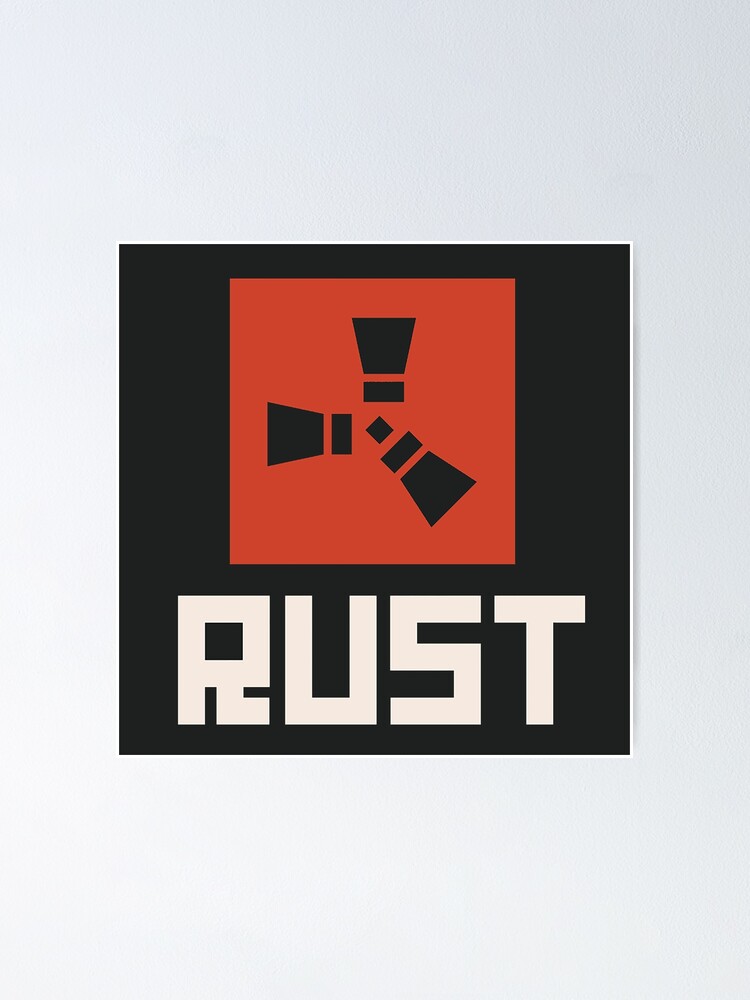 Call rust. Раст логотип. плакат раст. стикеры раст. rust обложка игры.