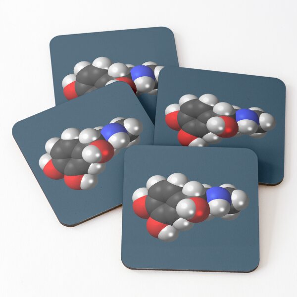 Item preview, Adrenaline Molecule - Chemical compound - Chemistry Structure designed and sold by Fruitsome.