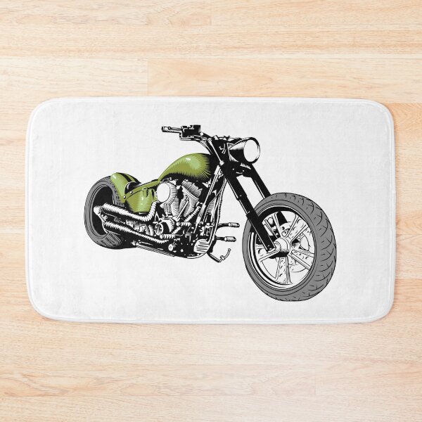Item preview, HD Softail Motorcycle, Green designed and sold by YourIllusion.