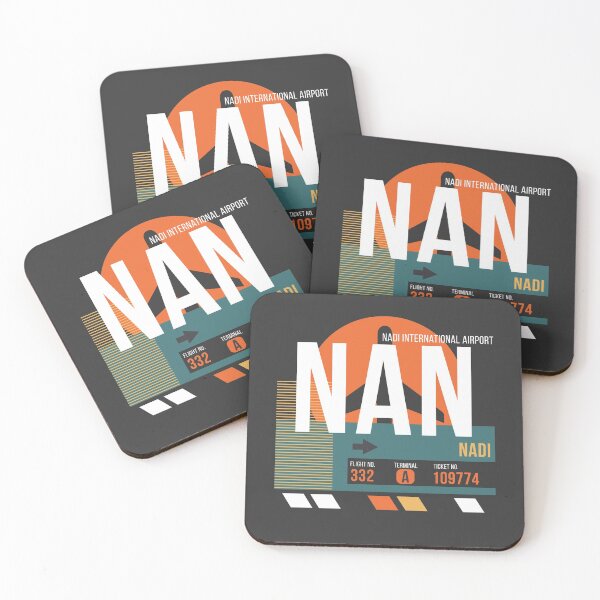 Item preview, Fiji Nadi (NAN) Airport Code Baggage Tag designed and sold by SLAG-Creative.