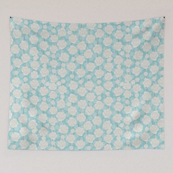 Item preview, Peony Garlands - Winter White designed and sold by Veata.