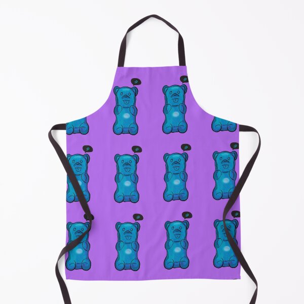 Item preview, Blue Gummy Bear sticking tongue out designed and sold by BrightRain.