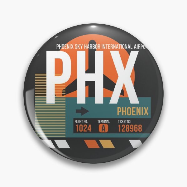 Artikelvorschau, Phoenix (PHX) Flughafencode Gepäckanhänger entworfen und verkauft von SLAG-Creative.