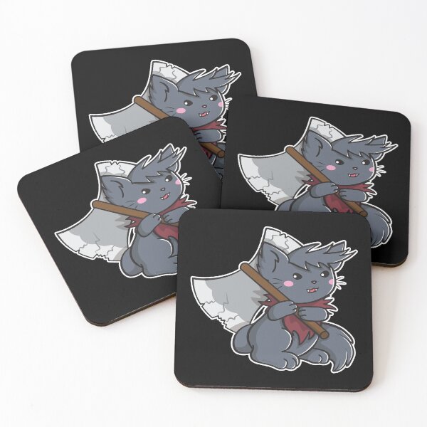 Item preview, Barbarian Job Role Gamer Cat with Battle Axe designed and sold by OopteesLydia.