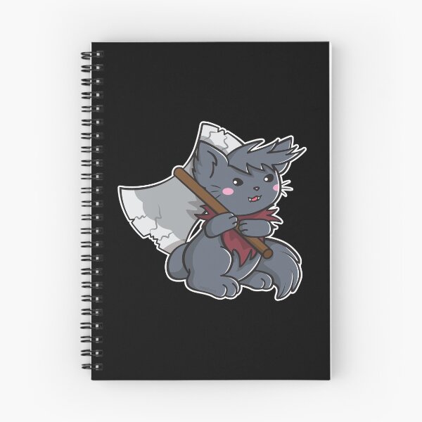 Item preview, Barbarian Job Role Gamer Cat with Battle Axe designed and sold by OopteesLydia.