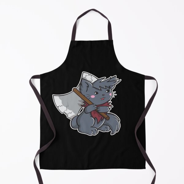 Item preview, Barbarian Job Role Gamer Cat with Battle Axe designed and sold by OopteesLydia.