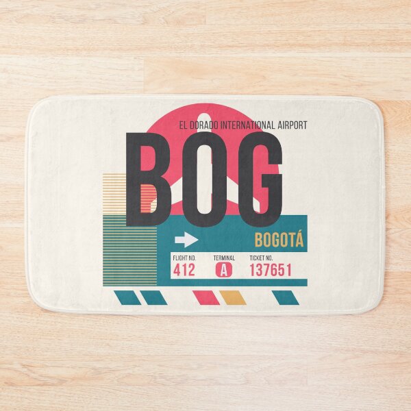 Artikelvorschau, Gepäckanhänger mit Flughafencode in Bogota (BOG) entworfen und verkauft von SLAG-Creative.