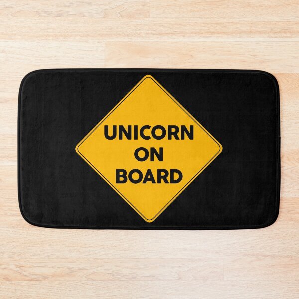 Item preview, Unicorn On Board designed and sold by FriendsList.