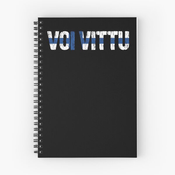 Item preview, Voi Vittu Finnish Flag Distressed designed and sold by Nirvanibex.