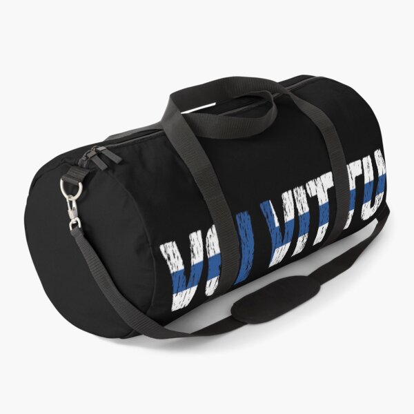 Item preview, Voi Vittu Finnish Flag Distressed designed and sold by Nirvanibex.