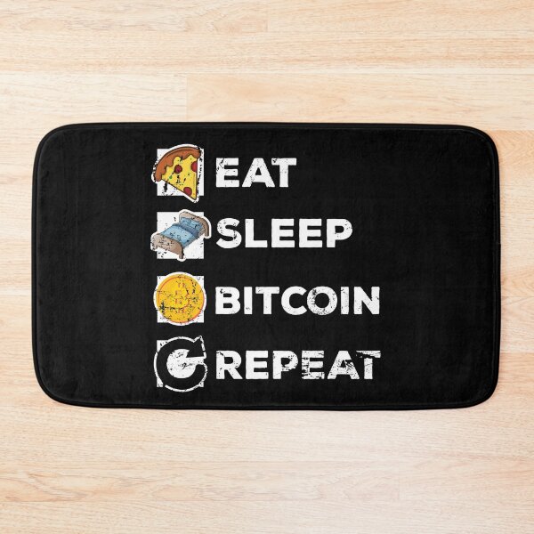 Item preview, Eat Sleep Bitcoin Repeat designed and sold by noahs-shop.