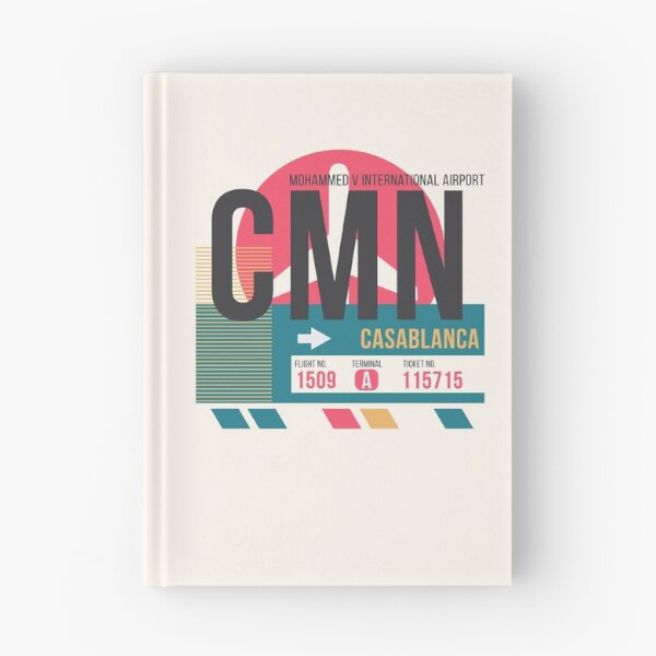 Item preview, Casablanca (CMN) Airport Code Baggage Tag designed and sold by SLAG-Creative.