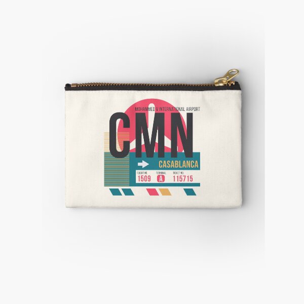 Item preview, Casablanca (CMN) Airport Code Baggage Tag designed and sold by SLAG-Creative.