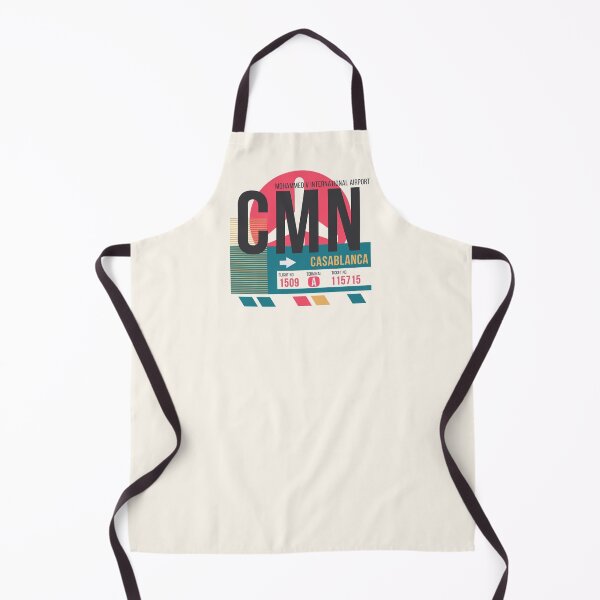 Item preview, Casablanca (CMN) Airport Code Baggage Tag designed and sold by SLAG-Creative.