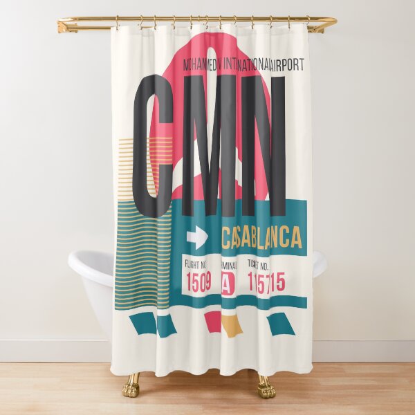 Item preview, Casablanca (CMN) Airport Code Baggage Tag designed and sold by SLAG-Creative.