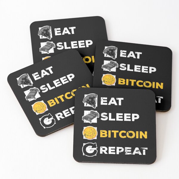 Item preview, Eat Sleep Bitcoin Repeat designed and sold by noahs-shop.
