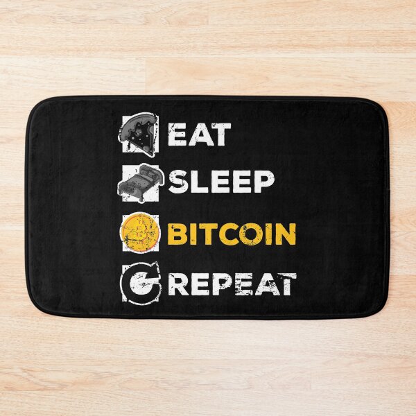 Item preview, Eat Sleep Bitcoin Repeat designed and sold by noahs-shop.