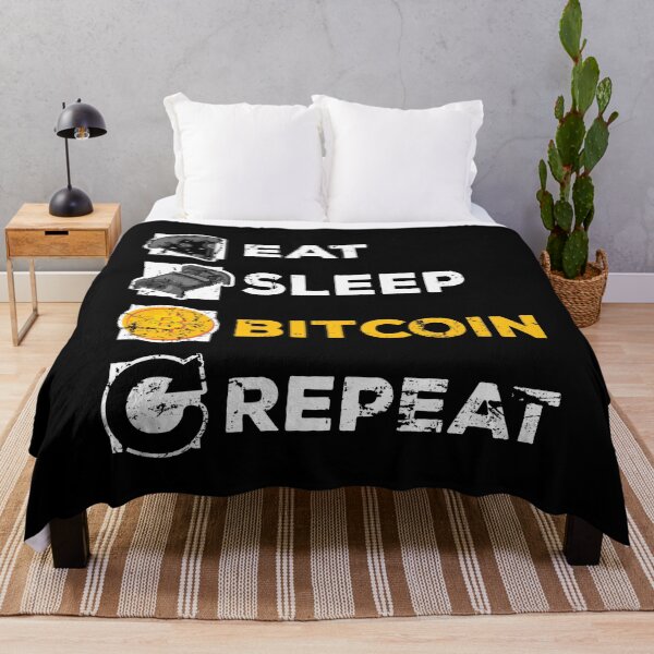 Item preview, Eat Sleep Bitcoin Repeat designed and sold by noahs-shop.