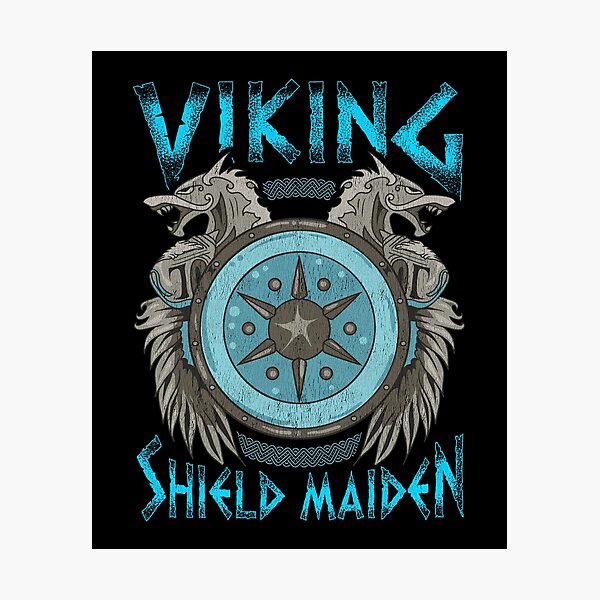 Item preview, Cute Viking Shield Maiden Female Norse Warrior designed and sold by perfectpresents.