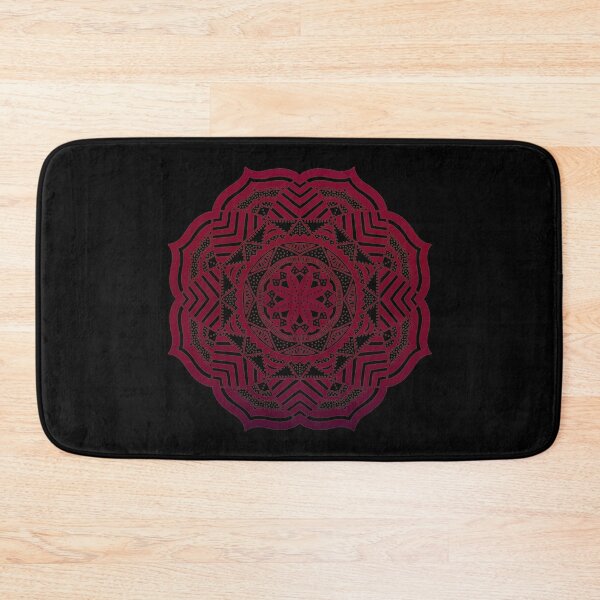 Item preview, Gradient burgundy mandala designed and sold by metin1331.