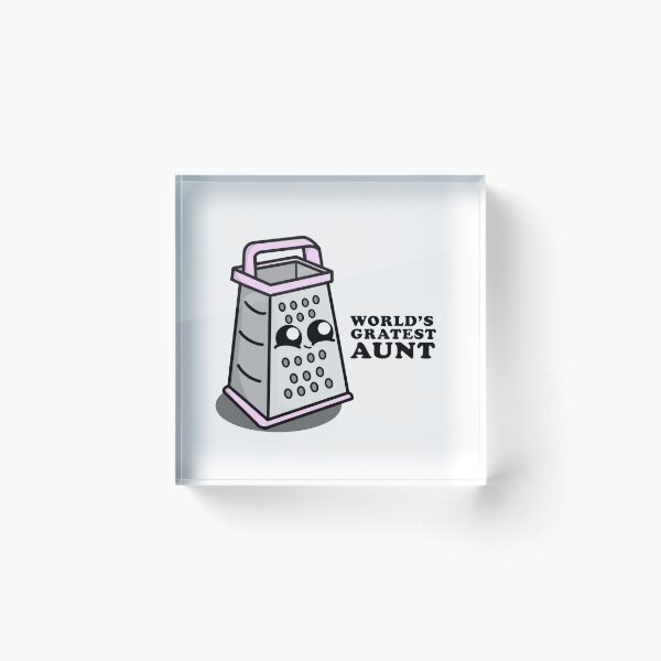Item preview, Cute Cartoon Grater | World's Greatest Aunt  designed and sold by cookingwithten.
