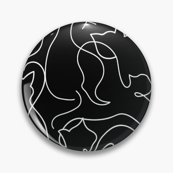 Item preview, Cat Abstract Line Art in Black designed and sold by Dollfacedesign.