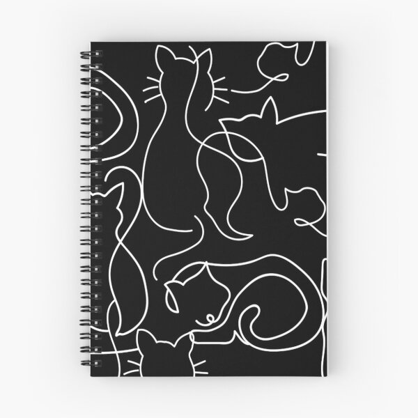 Item preview, Cat Abstract Line Art in Black designed and sold by Dollfacedesign.