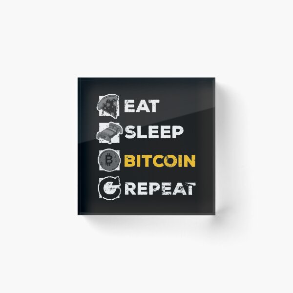 Item preview, Eat Sleep Bitcoin Repeat designed and sold by noahs-shop.