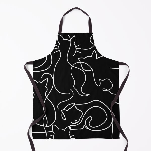 Item preview, Cat Abstract Line Art in Black designed and sold by Dollfacedesign.
