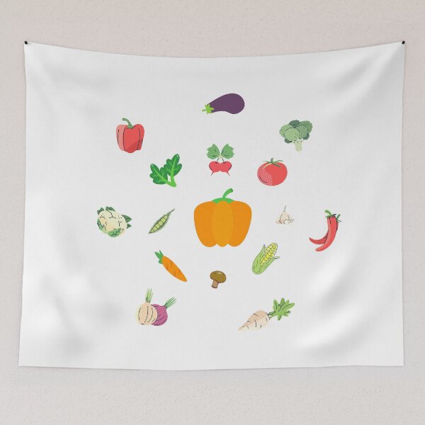 Item preview, Vegetable Parade - Veggies galore designed and sold by janraydesigns.