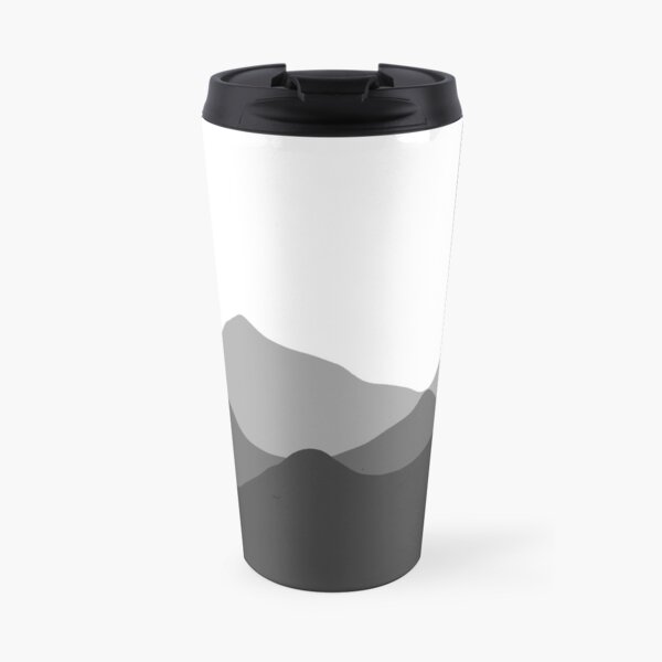 Mountain Range Gradient Travel Mug