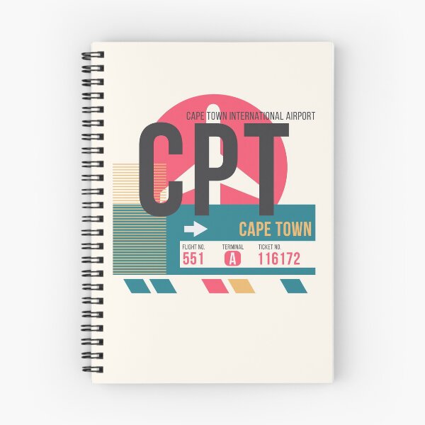 Item preview, Cape Town (CPT) Airport Code Baggage Tag designed and sold by SLAG-Creative.