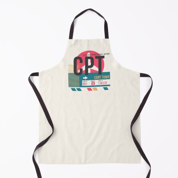 Item preview, Cape Town (CPT) Airport Code Baggage Tag designed and sold by SLAG-Creative.