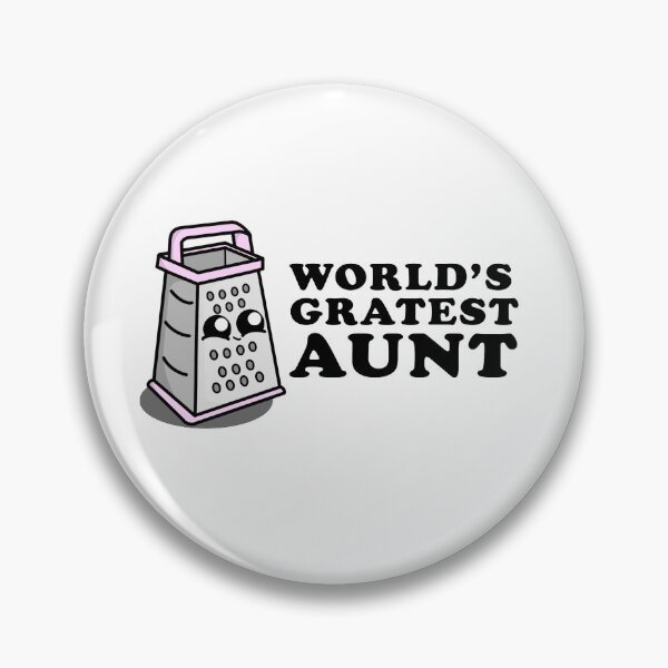 Item preview, Cute Cartoon Grater | World's Greatest Aunt  designed and sold by cookingwithten.