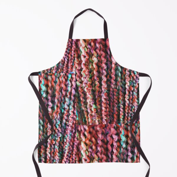 Item preview, Salmon pink mix Textured yarn art designed and sold by Tranquilarrow.
