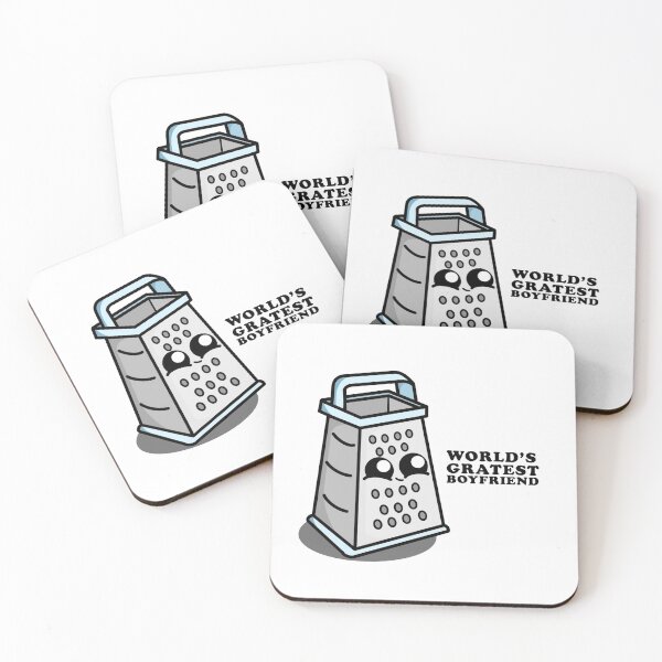 Item preview, Cute Cartoon Grater | World's Greatest Boyfriend designed and sold by cookingwithten.