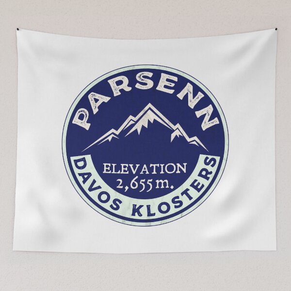 Item preview, Parsenn Davos Klosters Switzerland Skiing St. Ski designed and sold by DESTINATIONS DECAL.