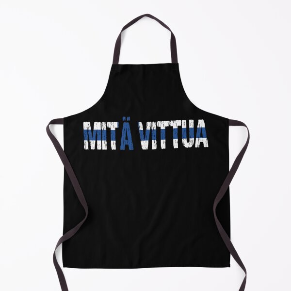Item preview, Mita Vittua Finnish Flag Distressed designed and sold by Nirvanibex.