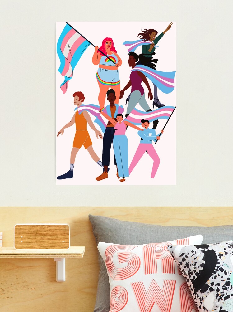 Trans pride  Art Board Print for Sale by Natalice